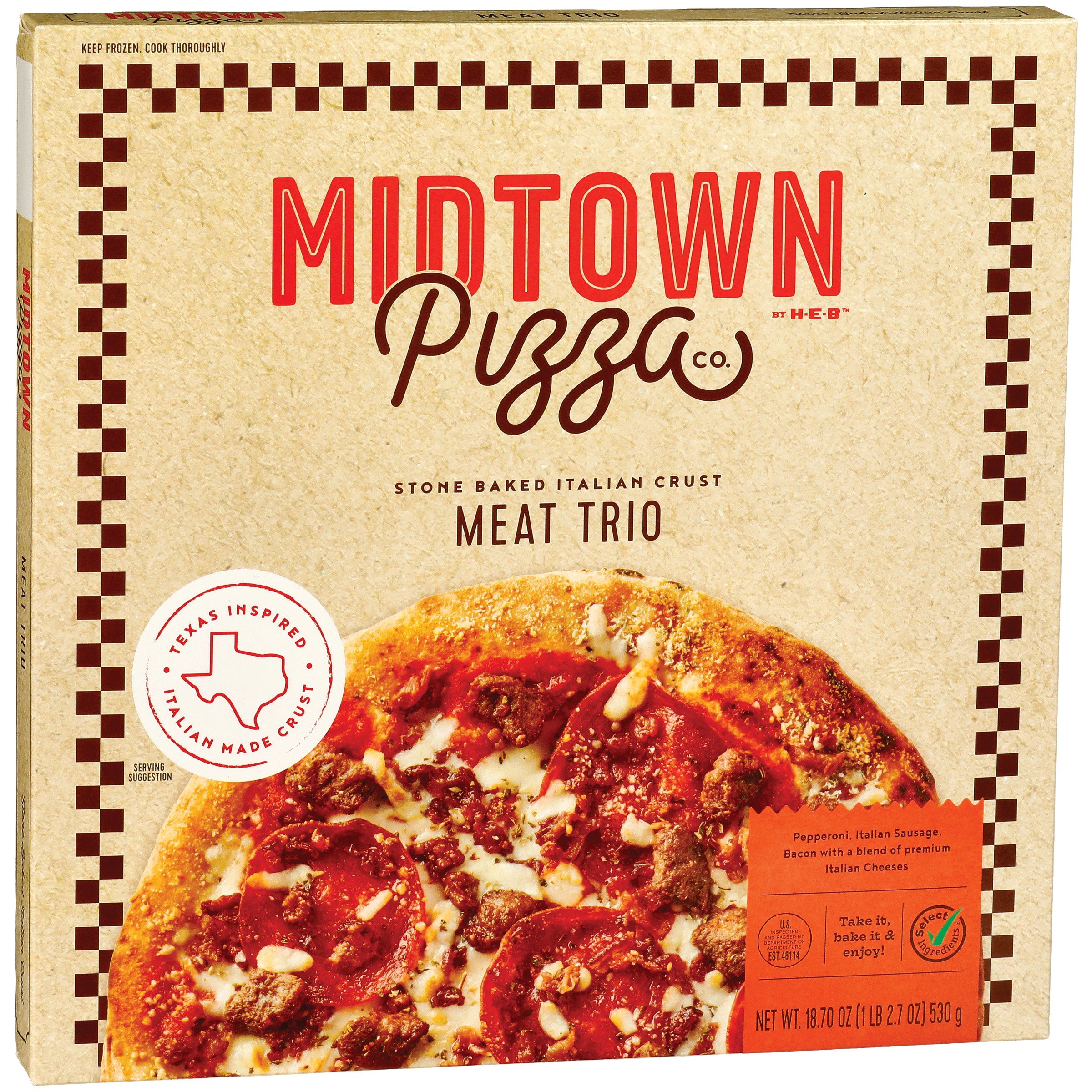 Midtown Pizza Co. By H-E-B Pizza - Meat Trio | Fig App