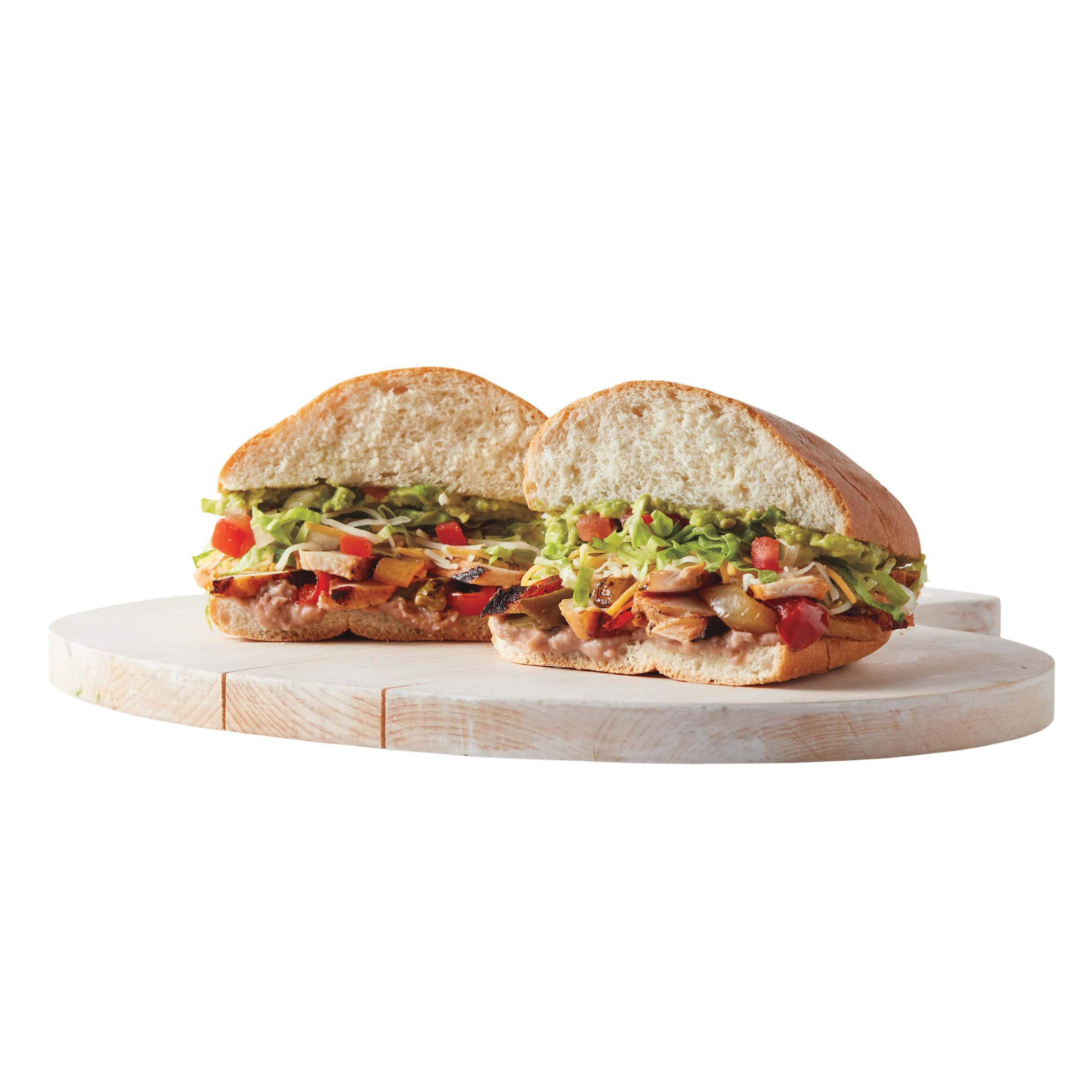 Flaming Bird Chicken Fajita Torta Shop Sandwiches at HEB