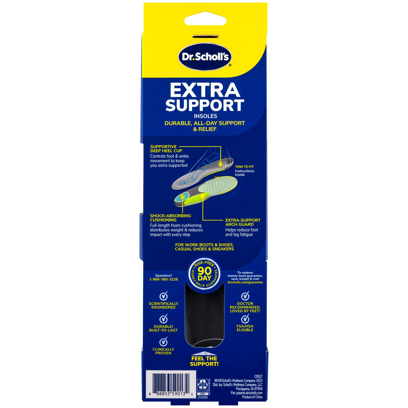 Dr. Scholl's Extra Support Insoles Women 6-11; image 2 of 2