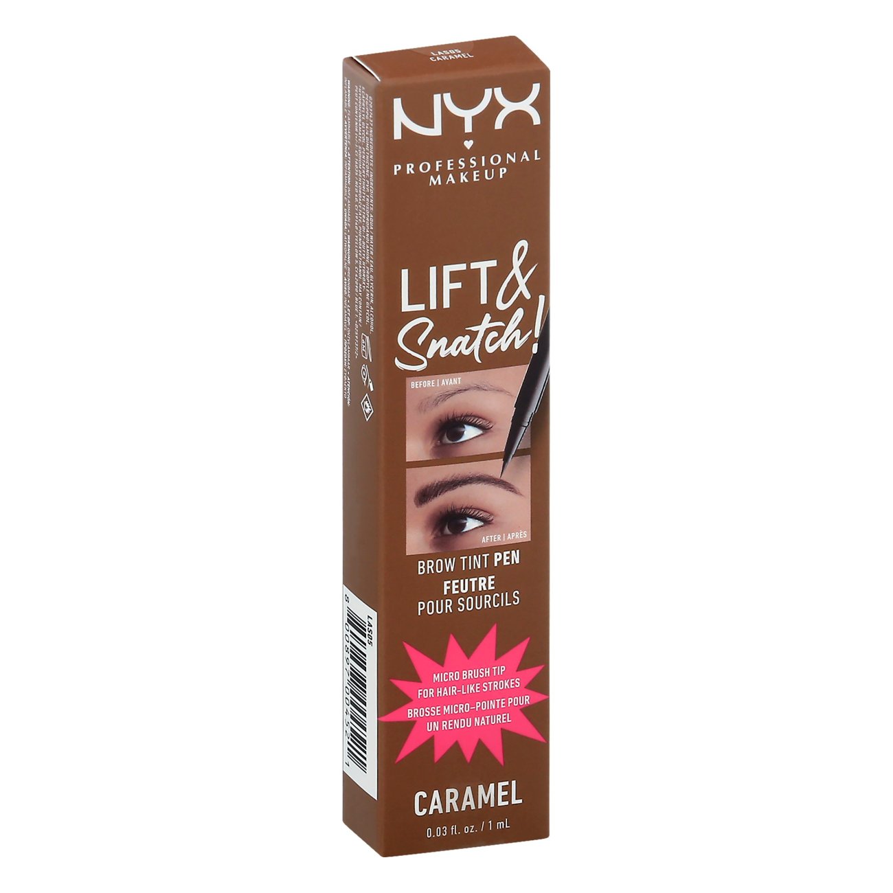 NYX Professional Makeup Lift N Snatch Brow Tint Pen Brunette, 0.03 Fl Oz