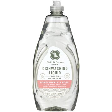 Field & Future by H-E-B Dishwashing Liquid - Honeysuckle & Rose, 24 oz