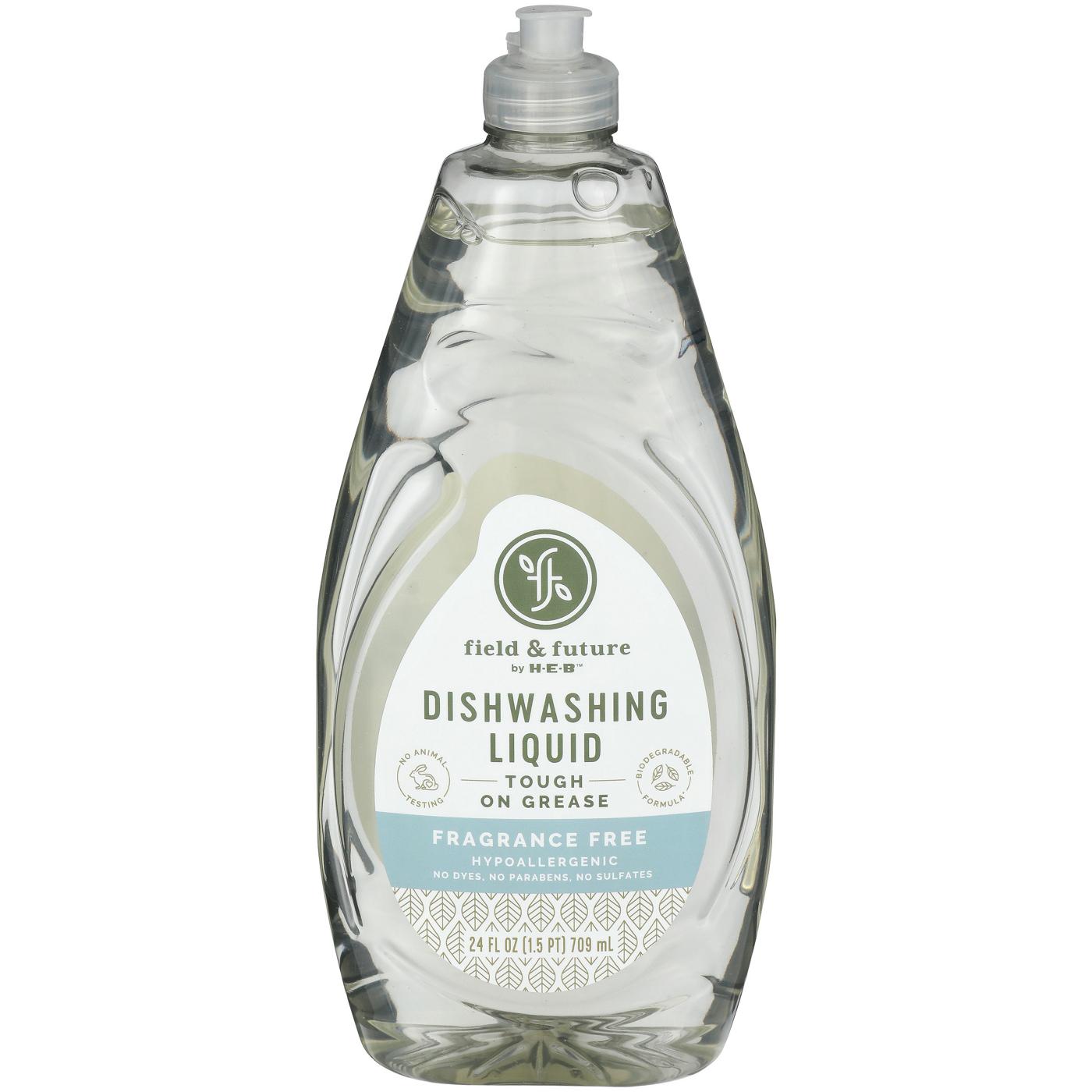 Field & Future by HEB Dishwashing Liquid Fragrance Free Shop Dish soap & detergent at HEB