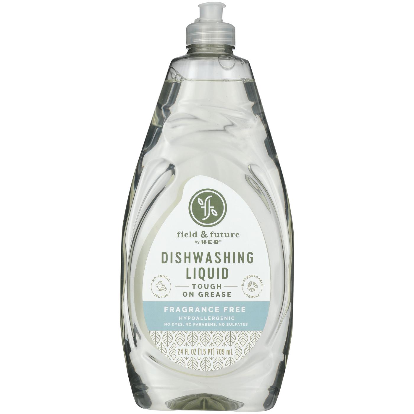 Field & Future by H-E-B Dishwashing Liquid - Fragrance Free; image 2 of 2
