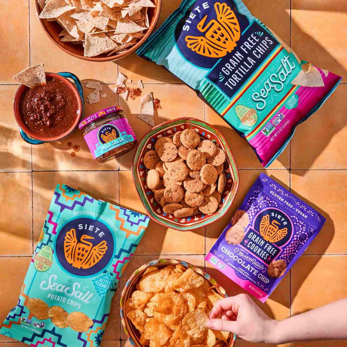 Siete Sea Salt Kettle Cooked Potato Chips; image 3 of 6