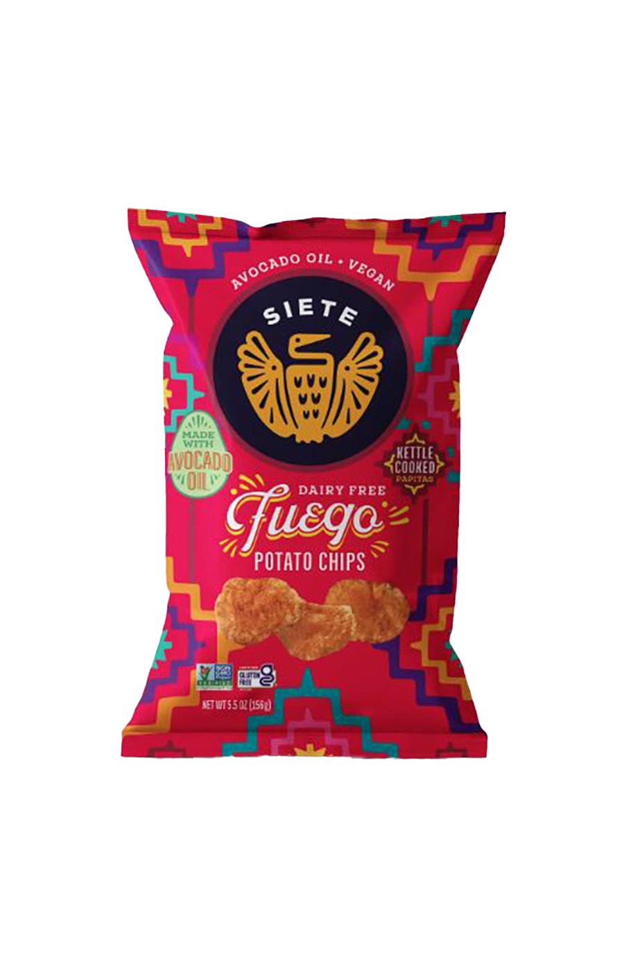 Siete Fuego Kettle Cooked Potato Chips; image 1 of 2