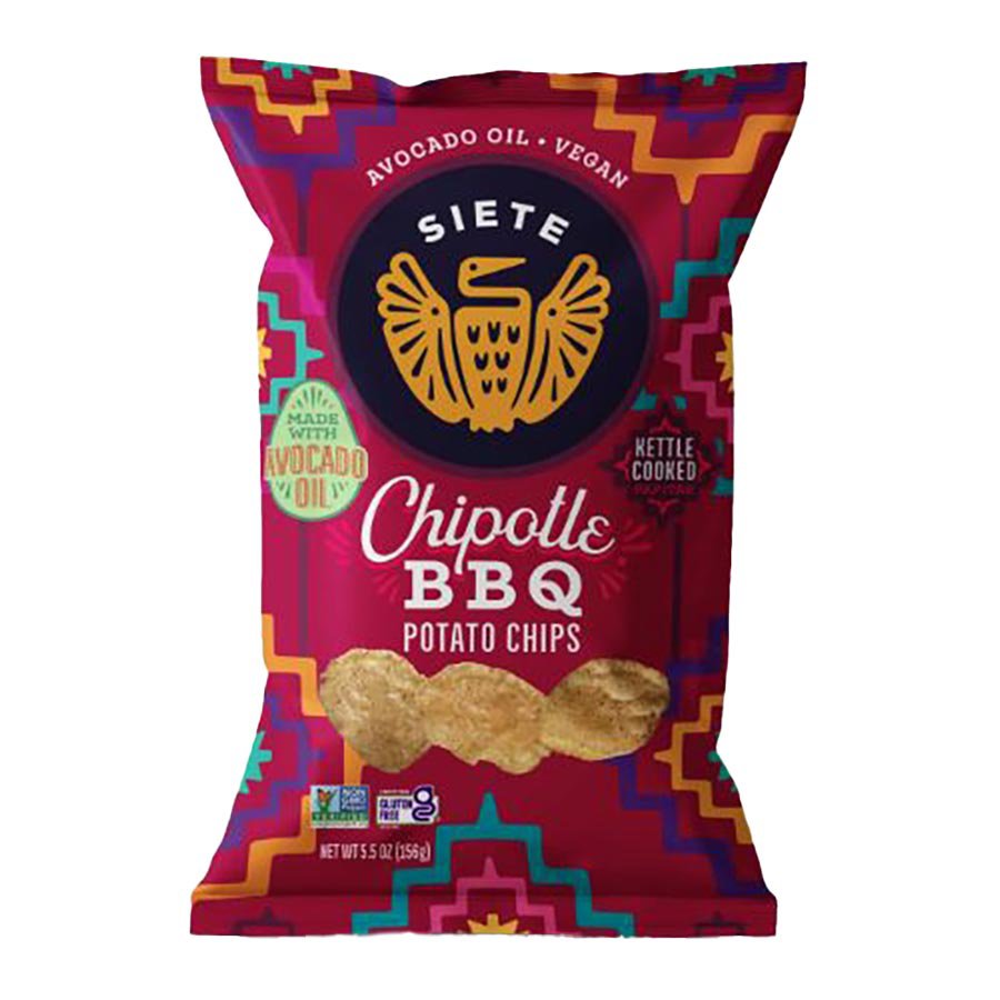 Siete Chipotle BBQ Kettle Cooked Potato Chips Shop Chips at HEB