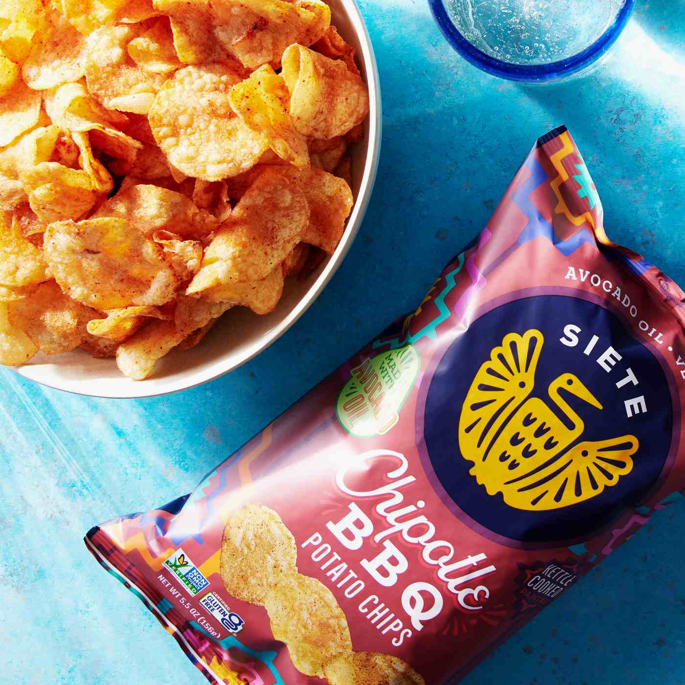 Siete Chipotle BBQ Kettle Cooked Potato Chips Shop Chips at HEB