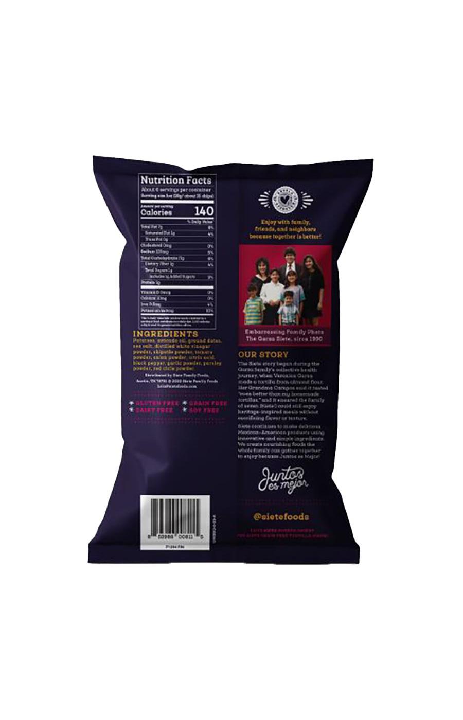 Siete Chipotle BBQ Kettle Cooked Potato Chips; image 3 of 4