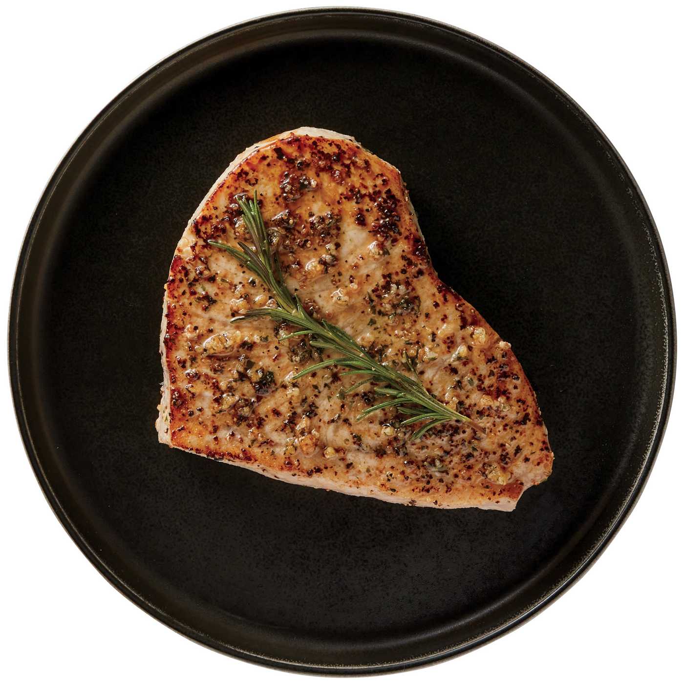 H-E-B Fish Market Lemon Pepper Seasoned Swordfish Steak - Garlic Butter; image 2 of 2