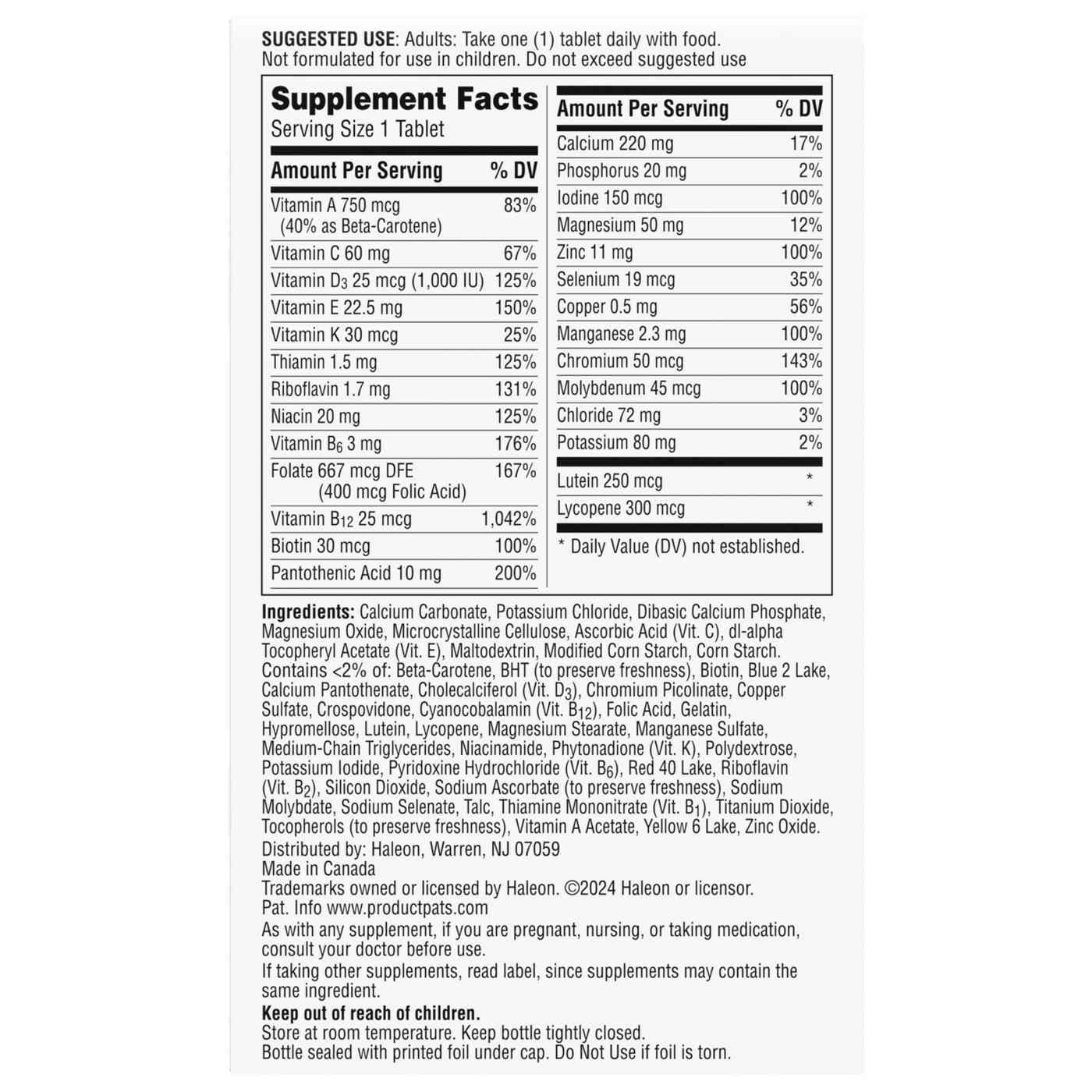 Centrum Silver Adults 50+ Multivitamin; image 4 of 8