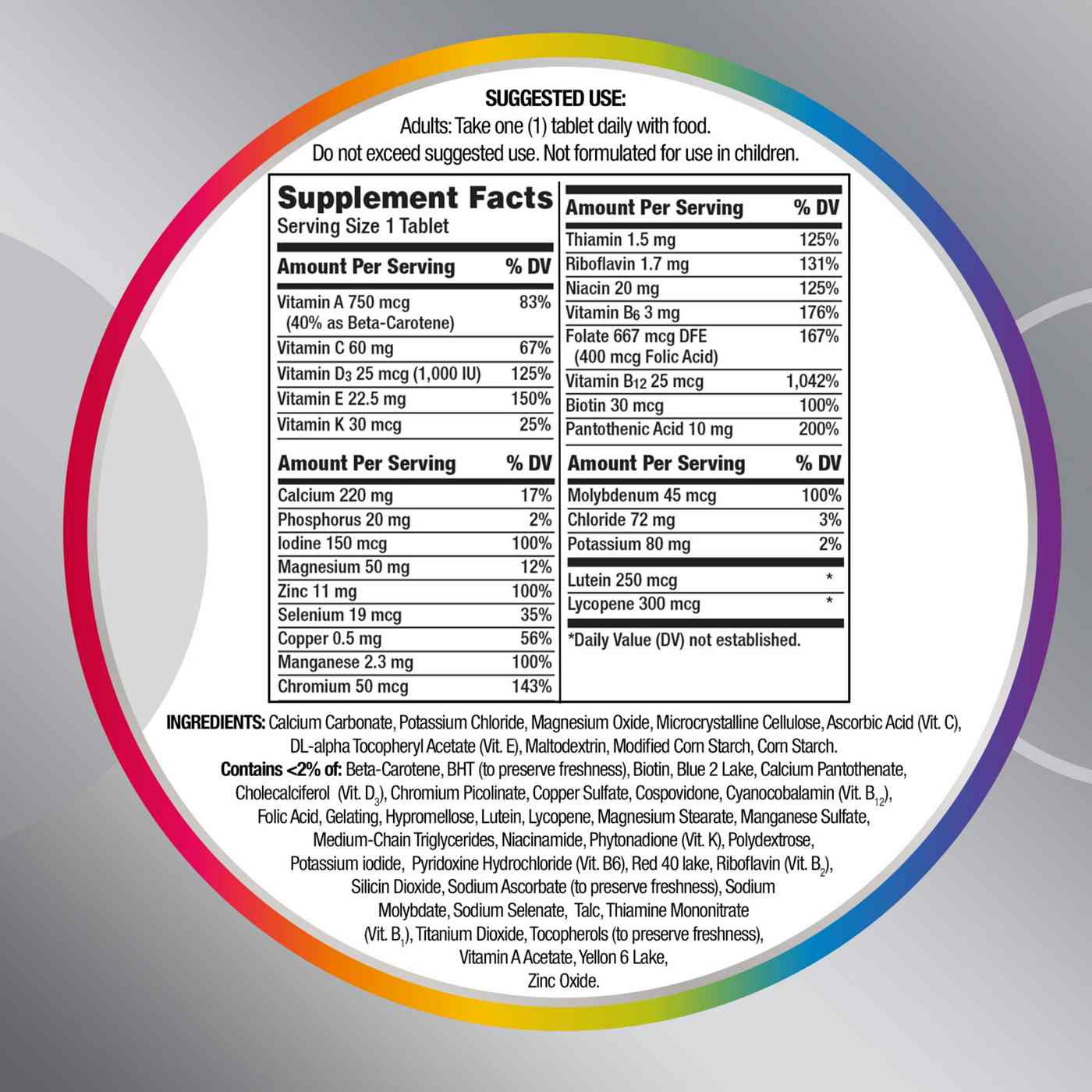 Centrum Silver Adults 50+ Multivitamin; image 6 of 8