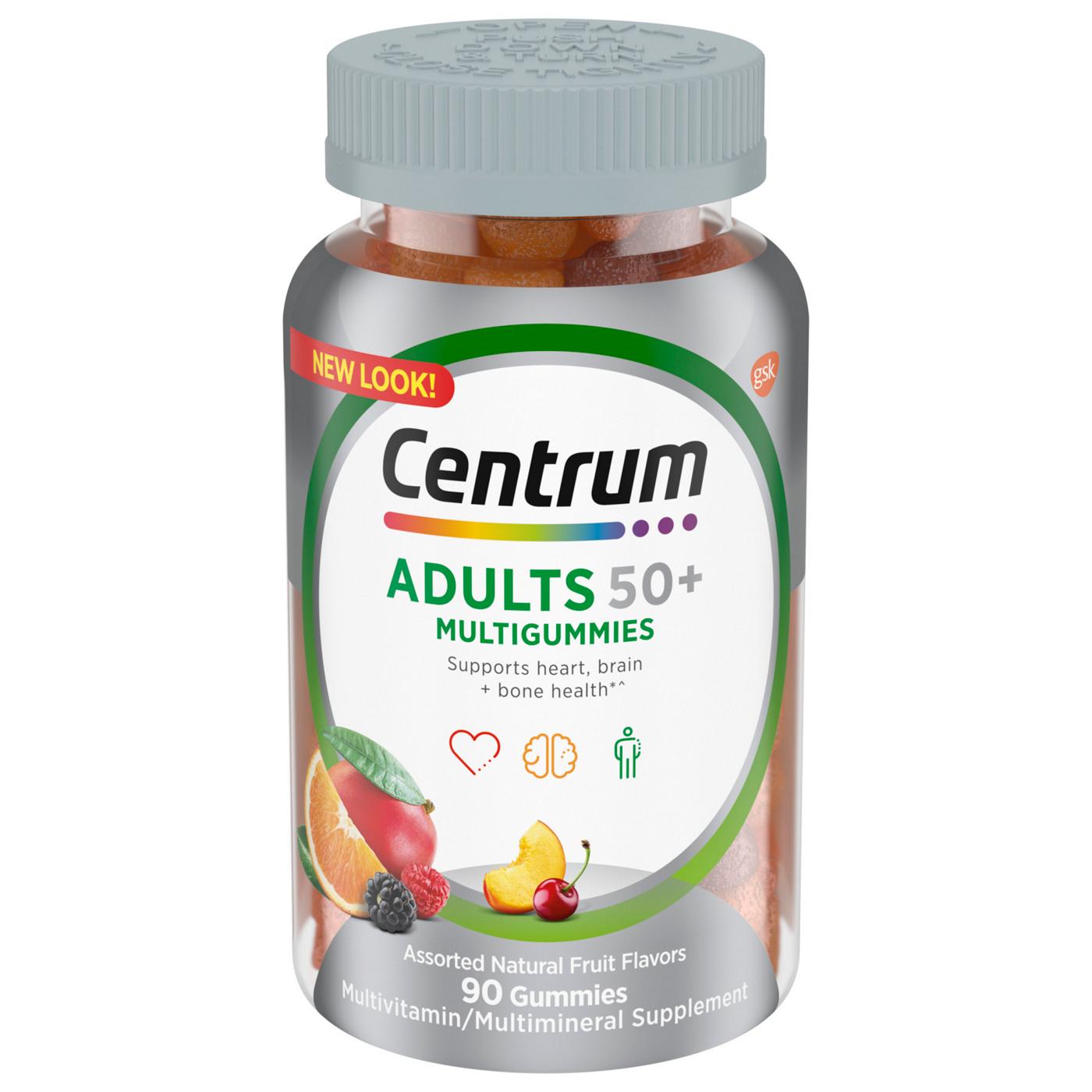 Centrum Gummy Multivitamin For Adults 50+ Shop Multivitamins at HEB