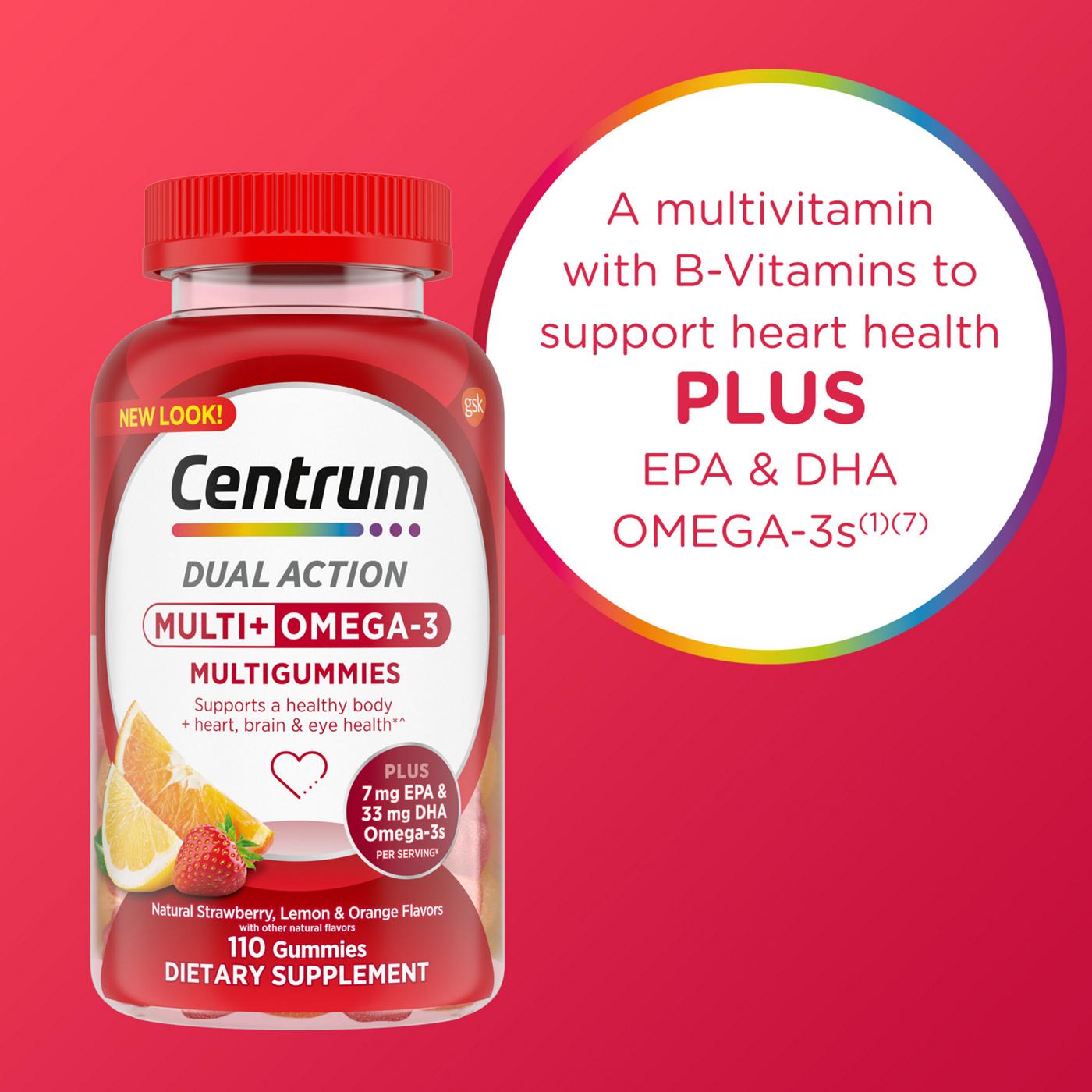 Centrum Dual Action Multi + Omega-3 Gummies; image 5 of 8