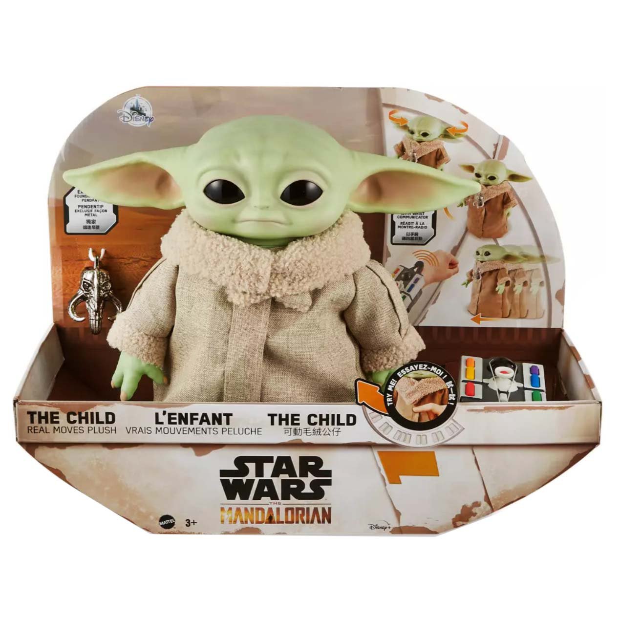 Mattel Star Wars The Mandalorian The Child Real Moves Plush - Shop