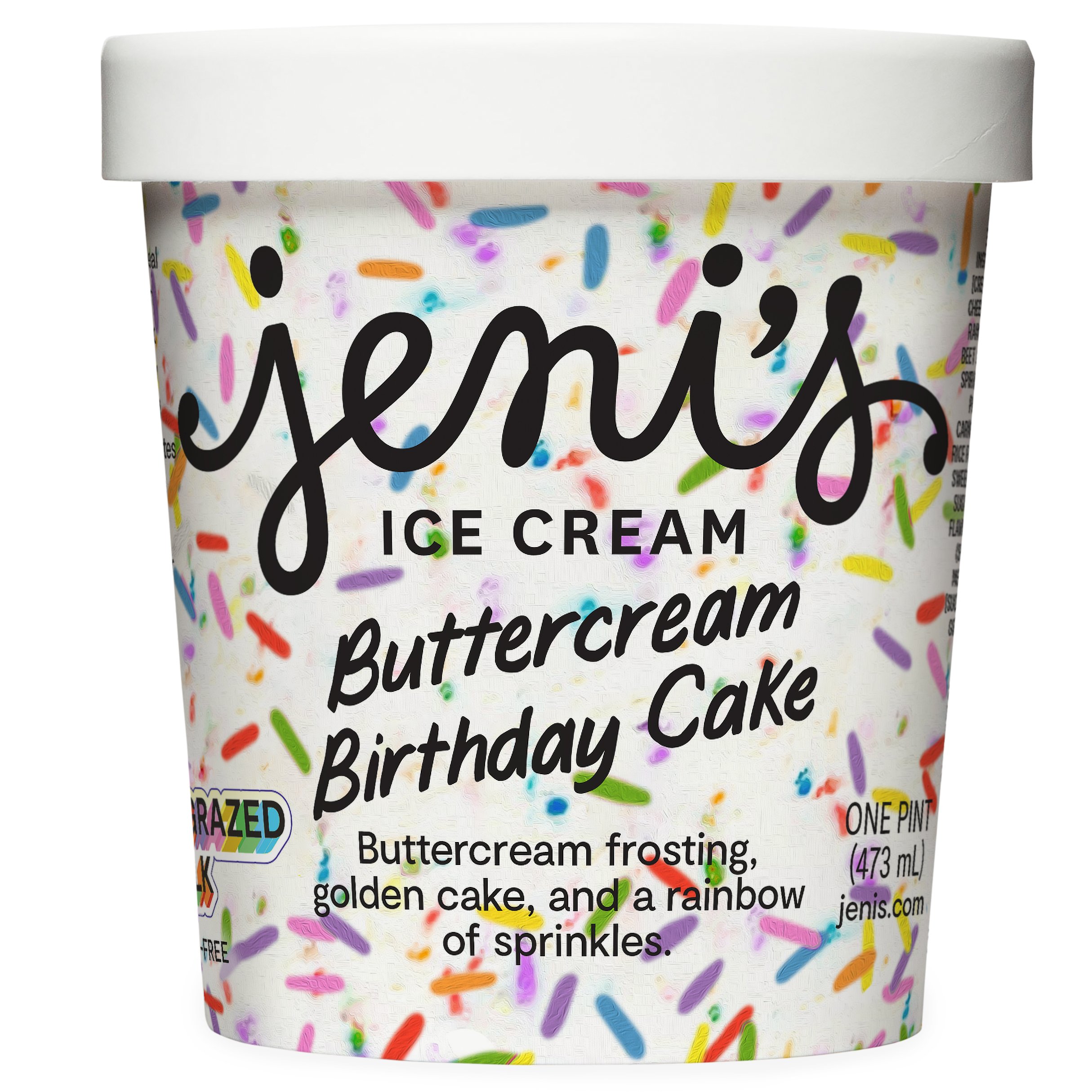 Jeni's Buttercream Birthday Cake Ice Cream, 1 pt