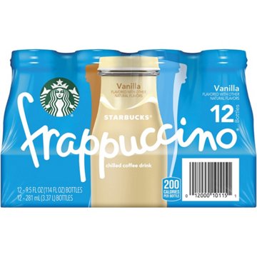 Starbucks Vanilla Frappuccino Coffee Drink 12 pk Bottles