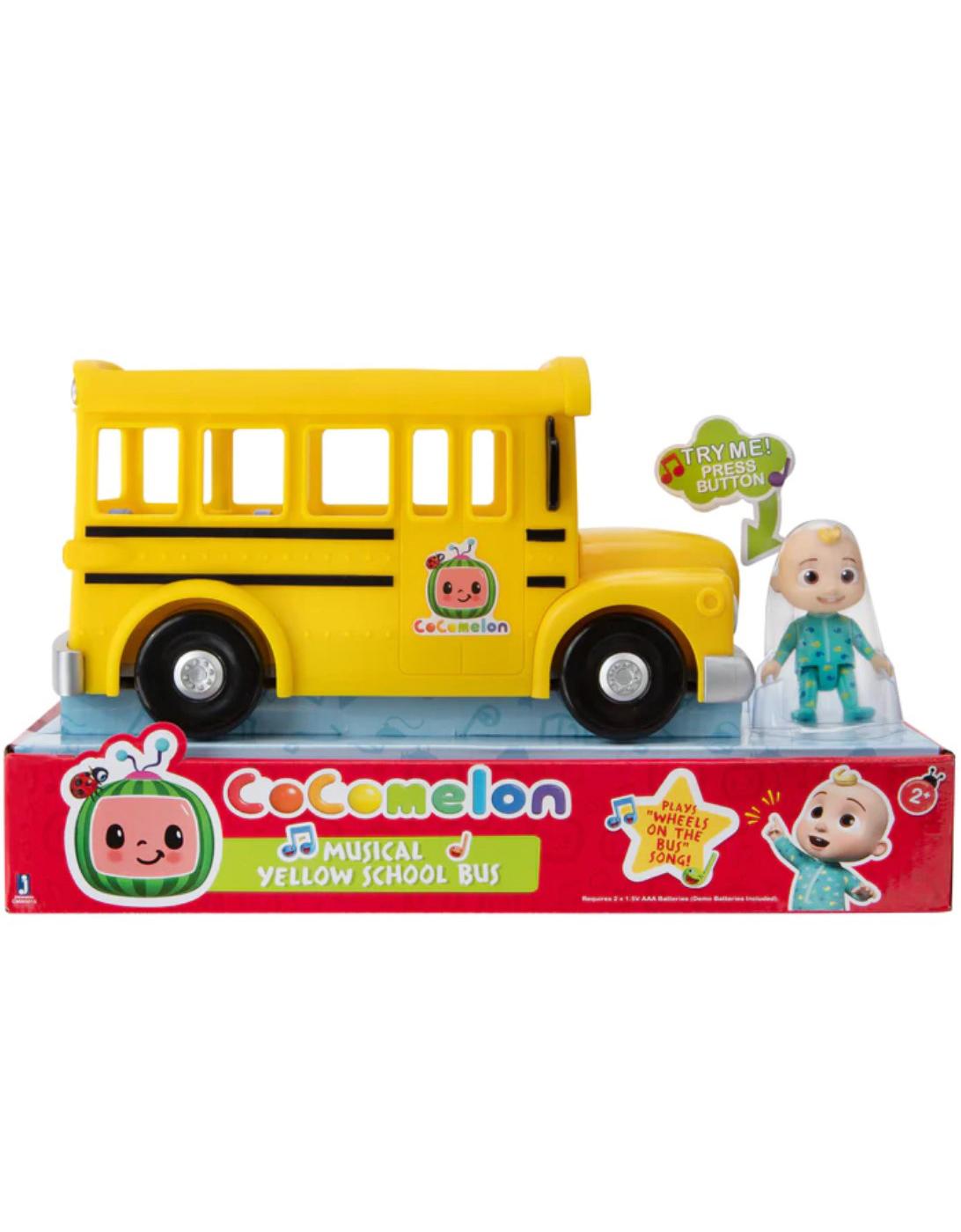 CoComelon Musical JJ Yellow School Bus; image 1 of 4