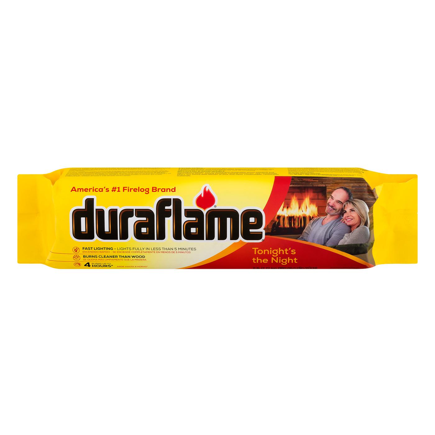 Duraflame 4 Hour Firelog Shop Charcoal, wood & fuel at HEB