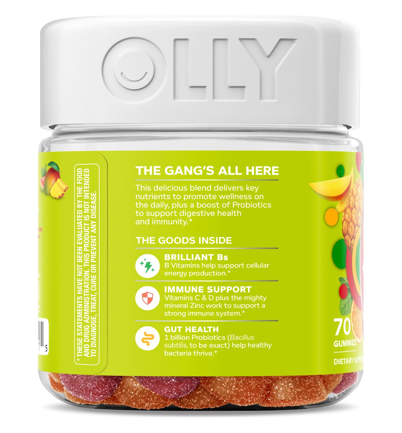 Olly Multi + Probiotic Tropical Twist Gummies Shop Multivitamins at HEB