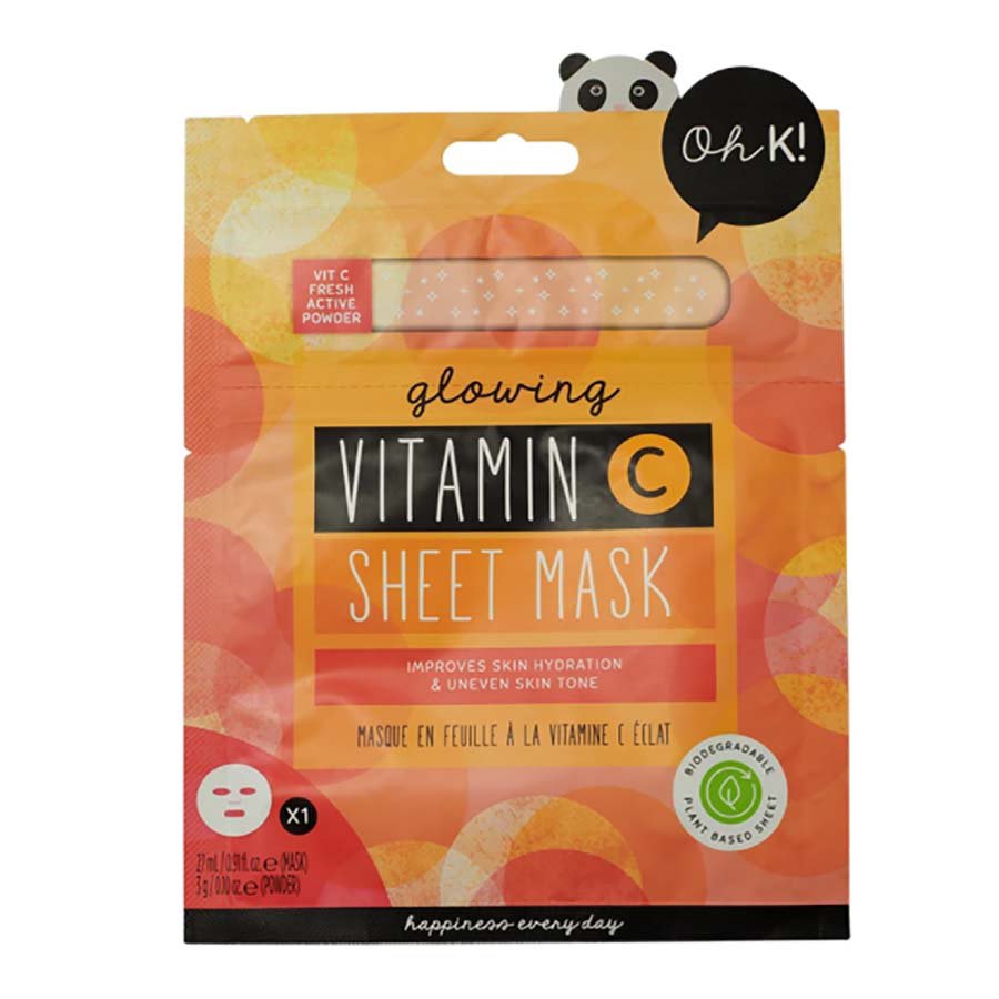 Oh K! Glowing Vitamin C Sheet Mask Shop Facial Masks & Treatments at