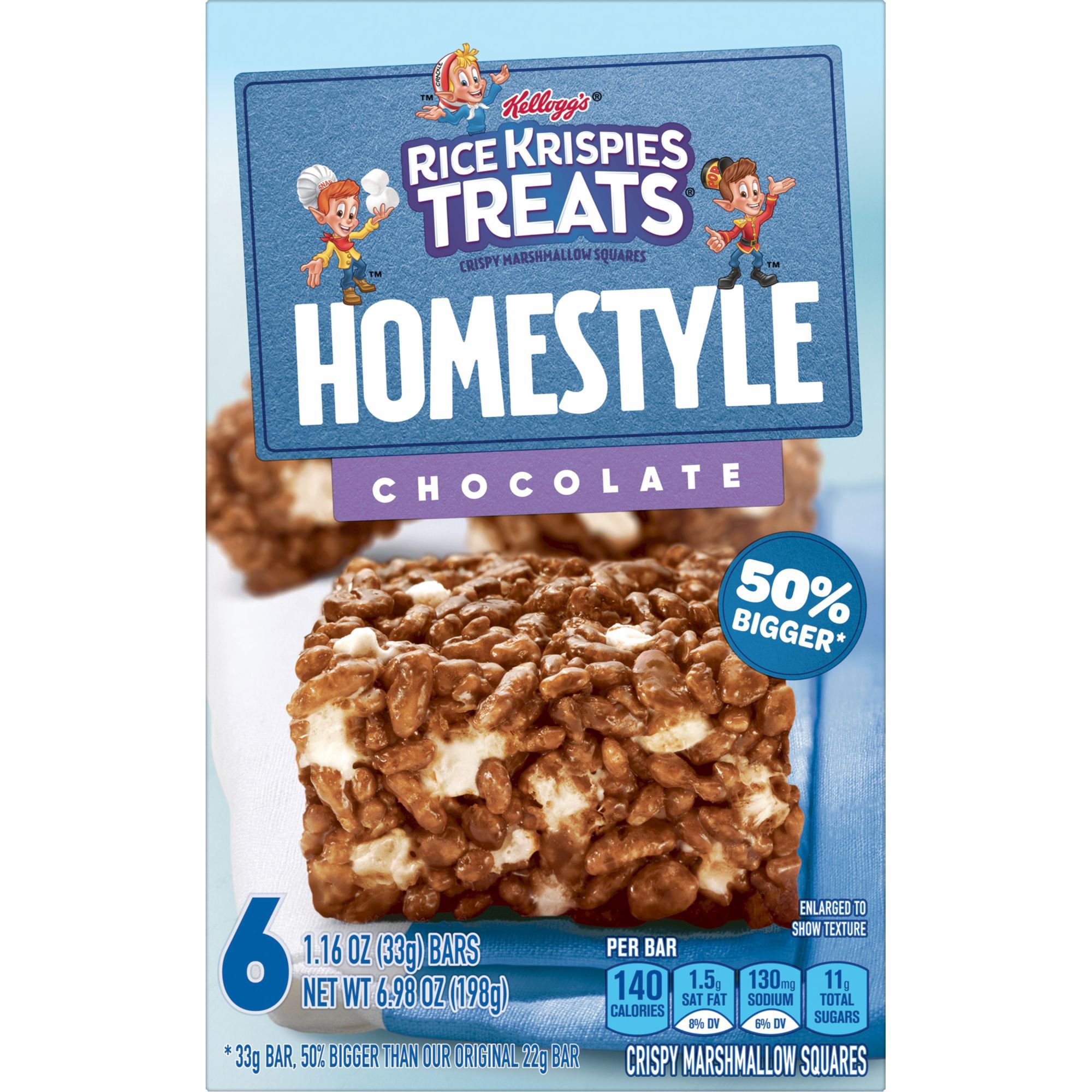 Kellogg's Rice Krispies Treats Homestyle Chocolate Crispy Marshmallow