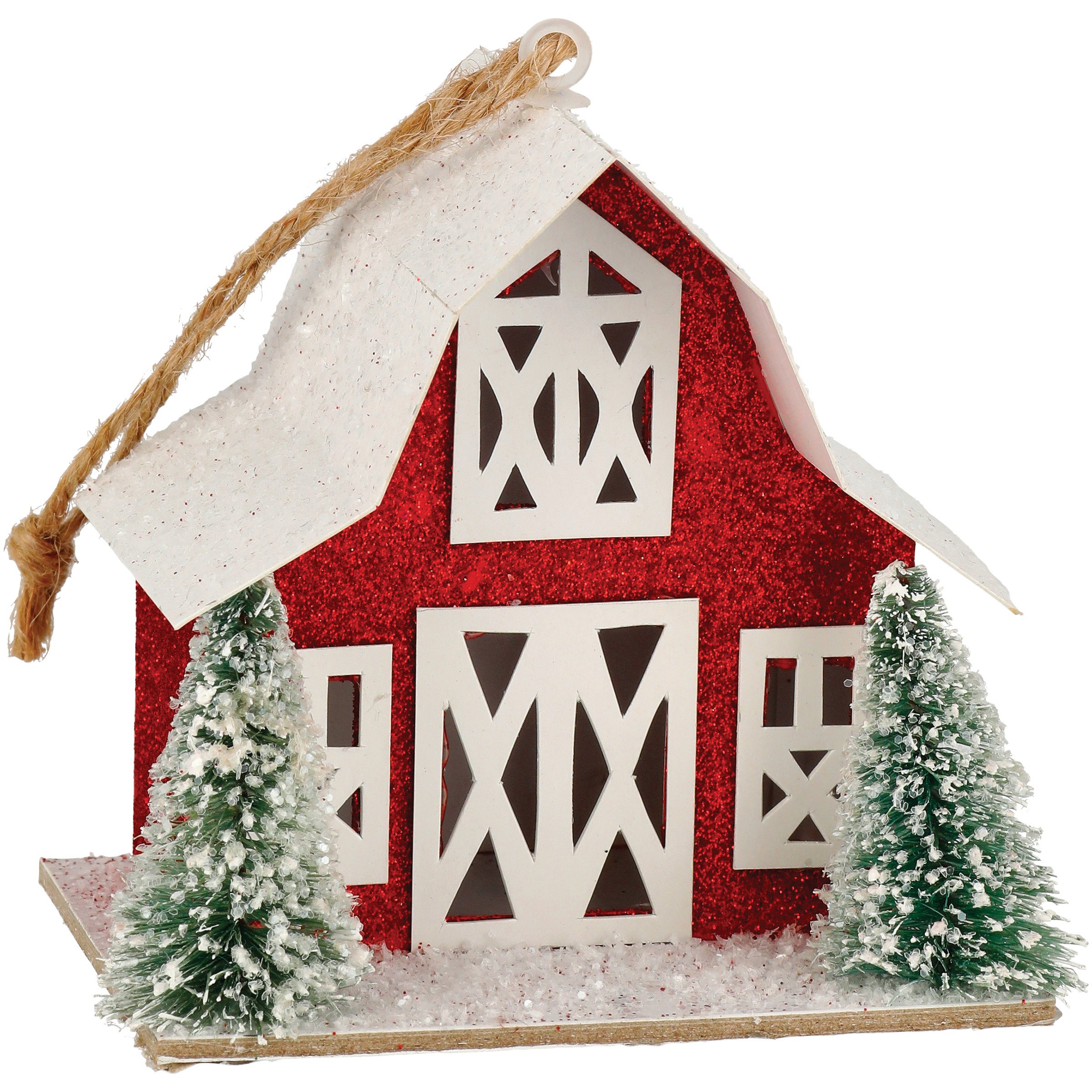 Thirty Fourth & Main Christmas Barn Tree Ornament Shop Seasonal Decor