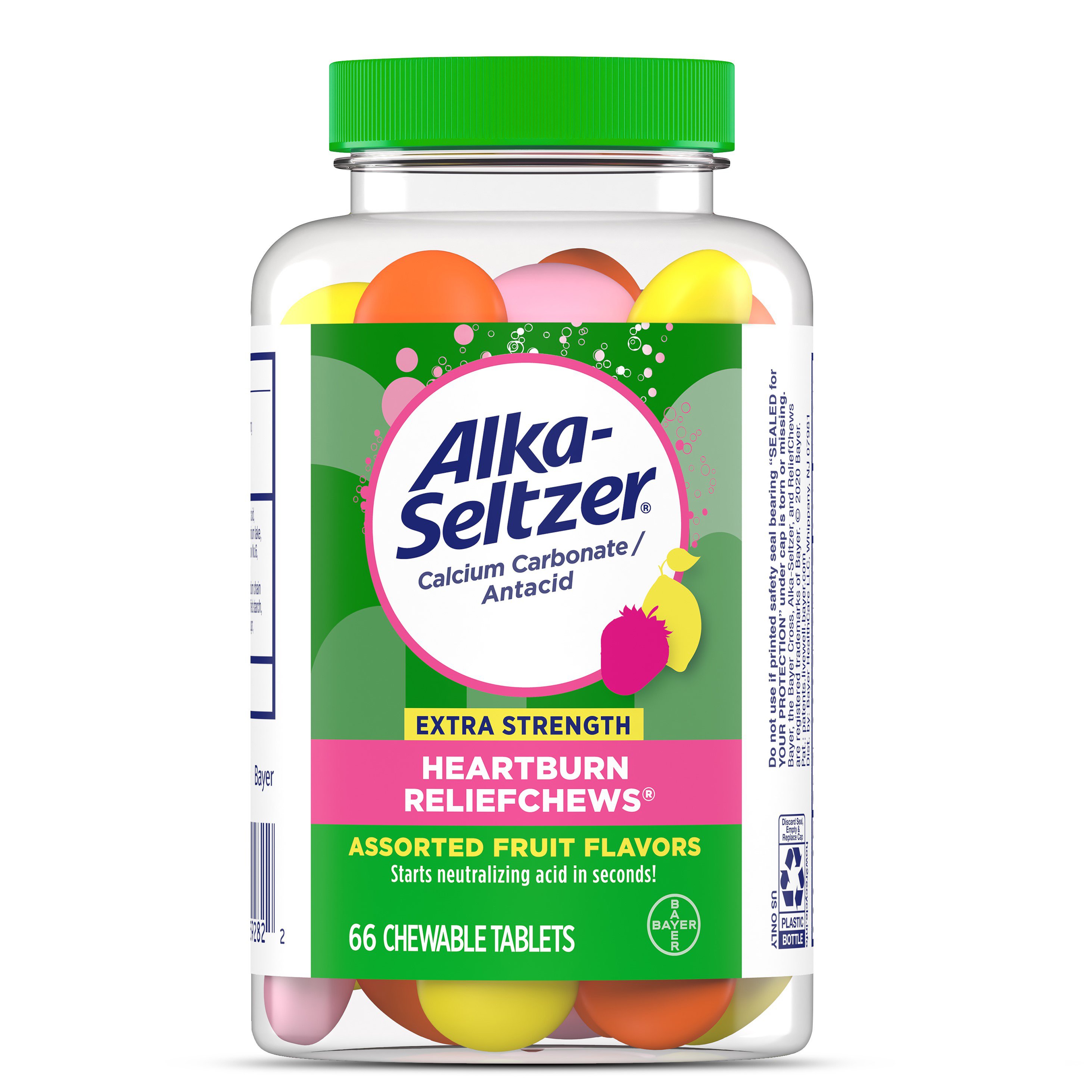 Alka-Seltzer Extra Strength Heartburn Relief Chews Assorted Fruits ...