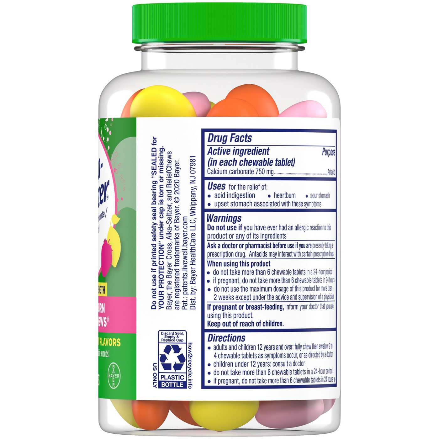 Alka-Seltzer Extra Strength Heartburn Relief Chews Assorted Fruits; image 2 of 5