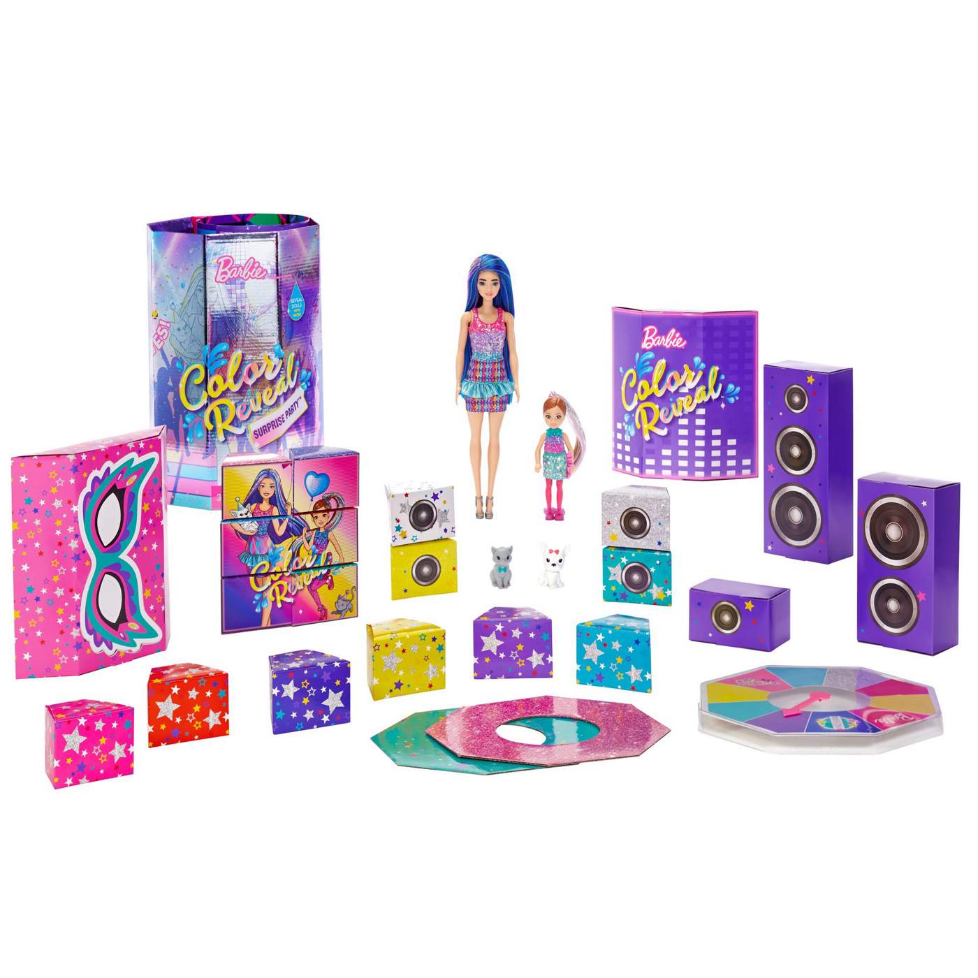 Barbie Color Reveal Surprise Party Set; image 1 of 3