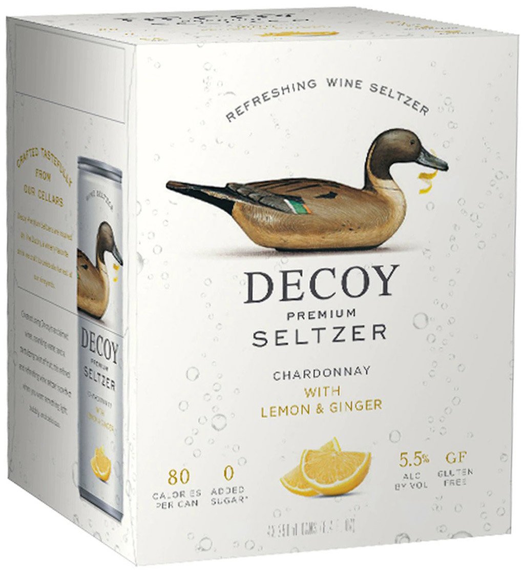Decoy Seltzer Chardonnay With Lemon & Ginger Shop Wine at HEB