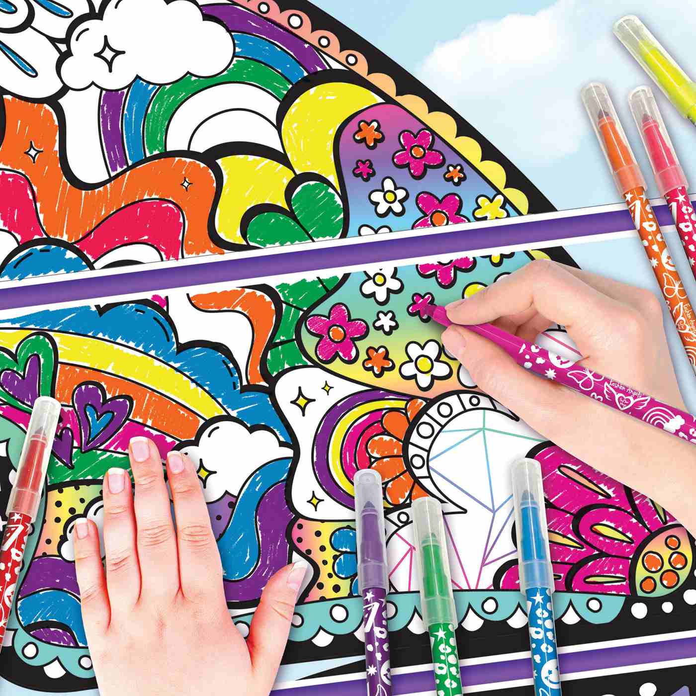 Fashion Angels DIY Butterfly Mural Design Kit; image 3 of 6