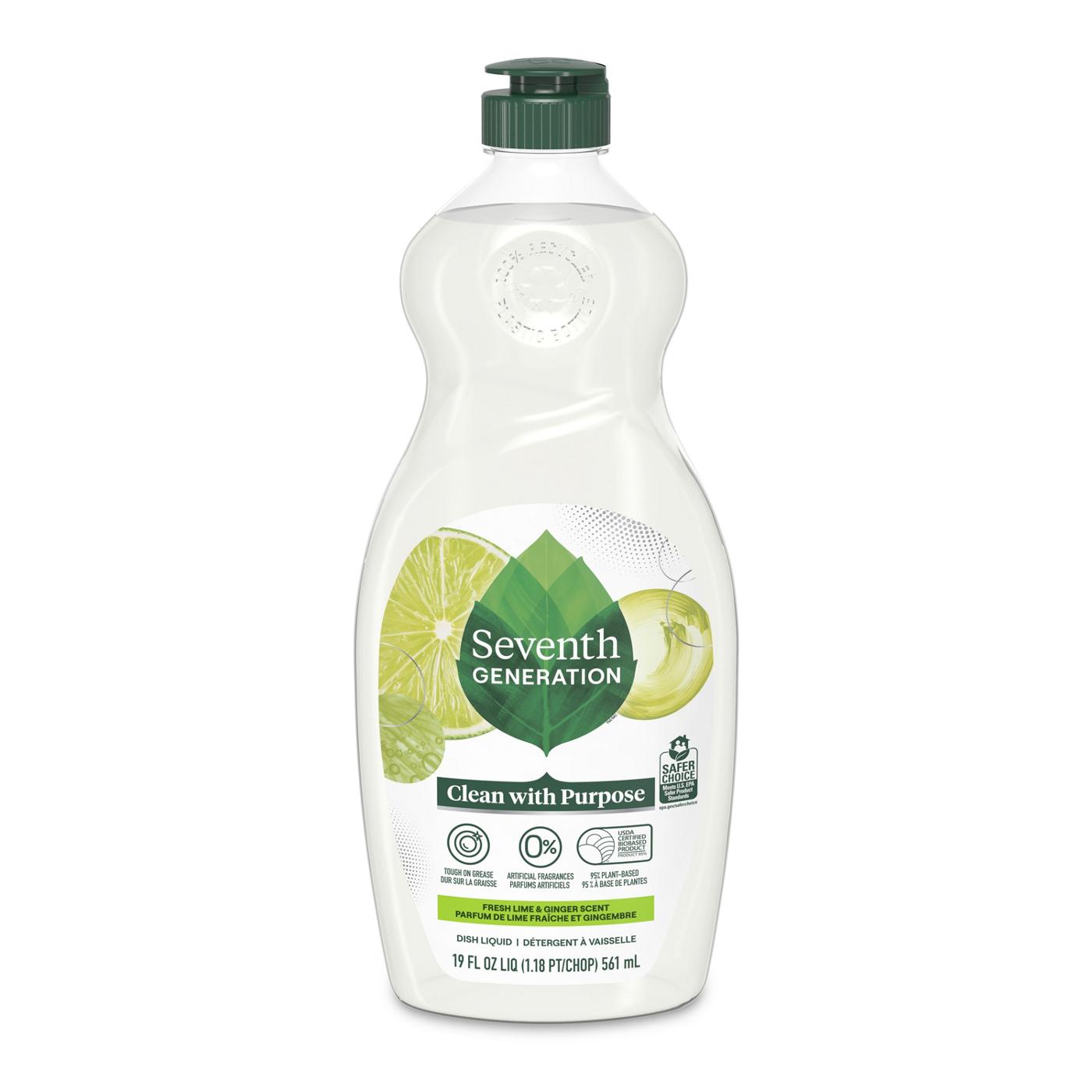 Seventh Generation Lime & Ginger Dish Soap; image 1 of 8