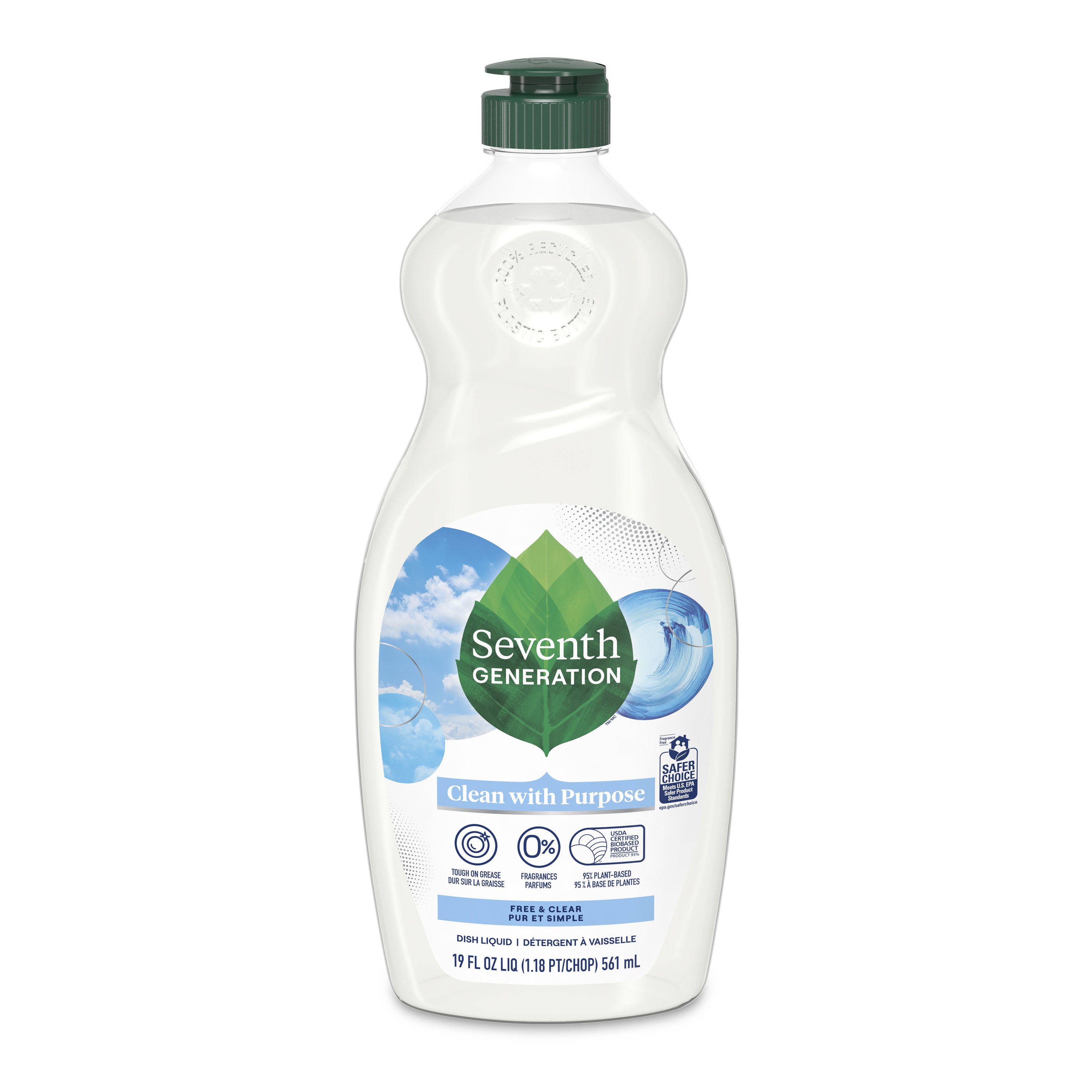 Seventh Generation Natural Liquid Dish Soap Lavender & Floral Mint 2-pack; 25 Oz