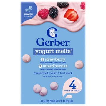 Gerber Yogurt Melts Variety Pack - Strawberry & Mixed Berries