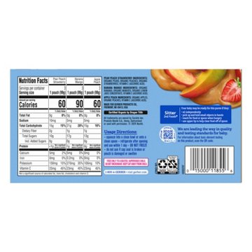 Gerber Organic for Baby Pouches Variety Pack - Fruit Favorites
