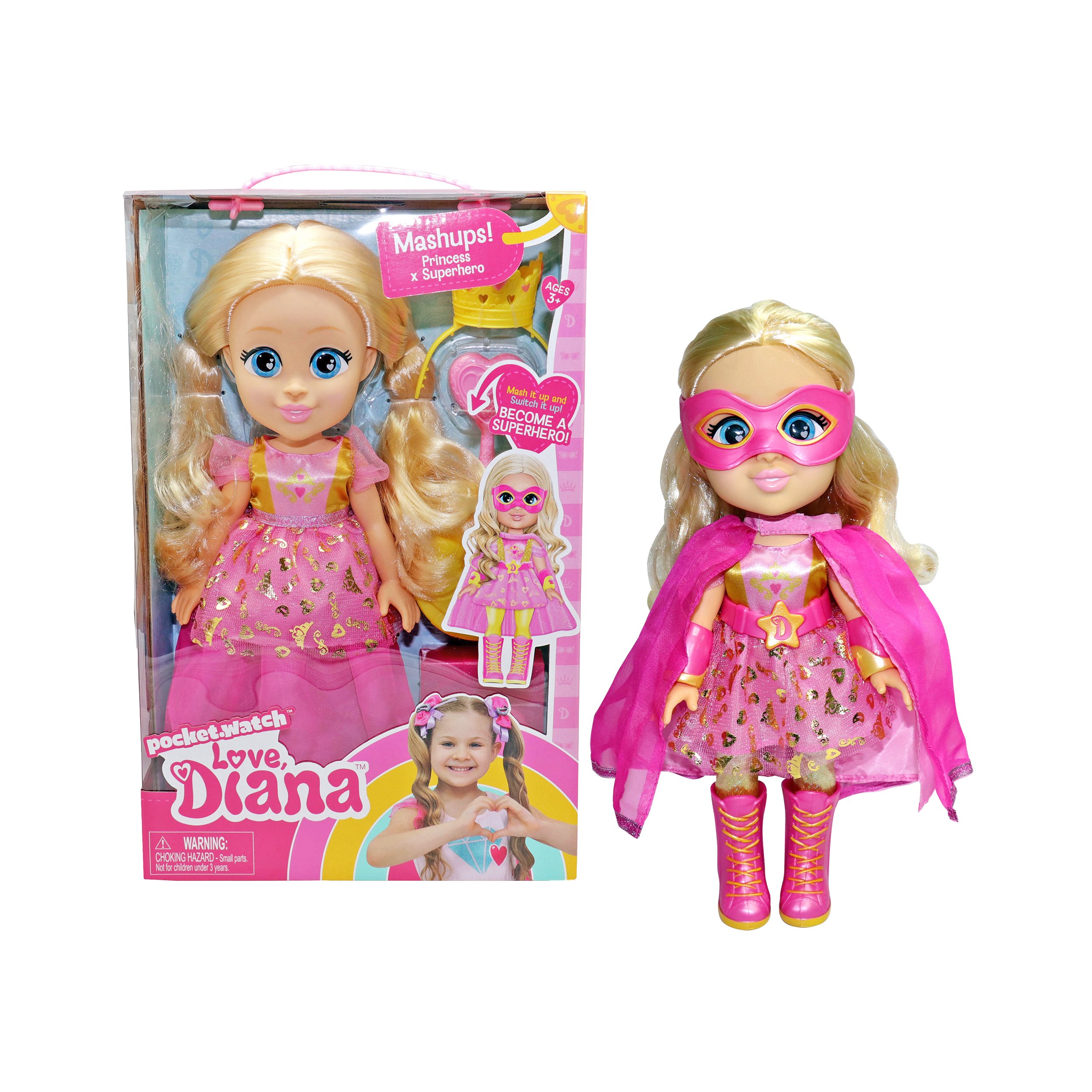 Pocket Watch Love, Diana Mashups Doll, Assorted Shop Toys at HEB