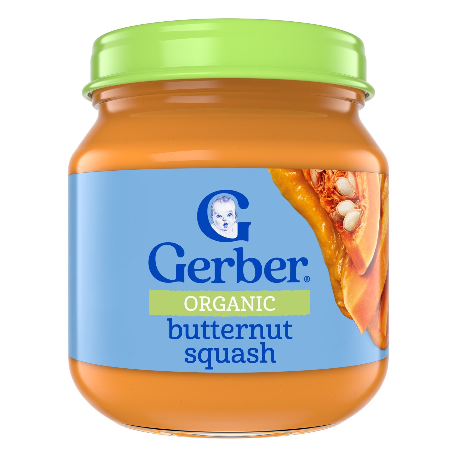 Gerber Organic for Baby 1st Foods - Butternut Squash - Shop Baby food at  H-E-B, image size:900x900
