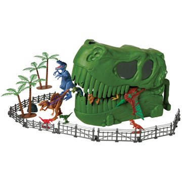 Dino Valley Dino Skull Shape Bucket Playset, 45 pc