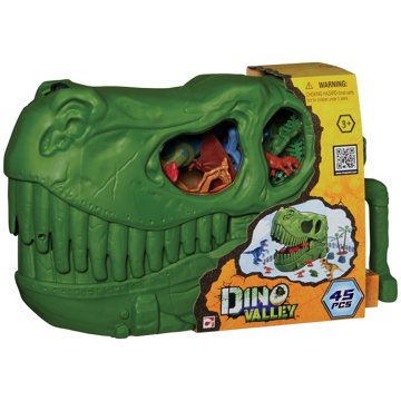 Dino Valley Dino Skull Shape Bucket Playset, 45 pc