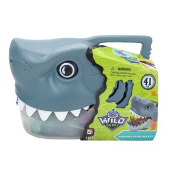Wild Quest Jawsome Shark Bucket Playset, 41 pc