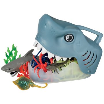 Wild Quest Jawsome Shark Bucket Playset, 41 pc