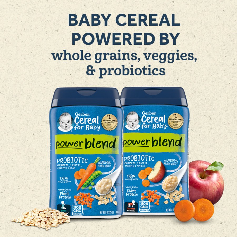 Gerber cereal for 4 month best sale old