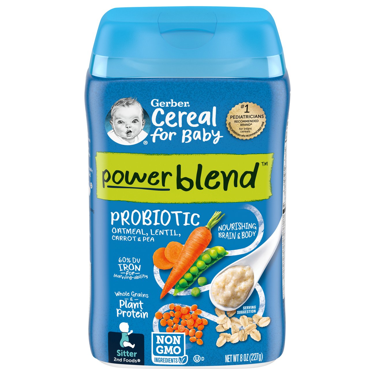 Probiotic Oatmeal Recall Gerber, Powerblend Cereal, Probiotic