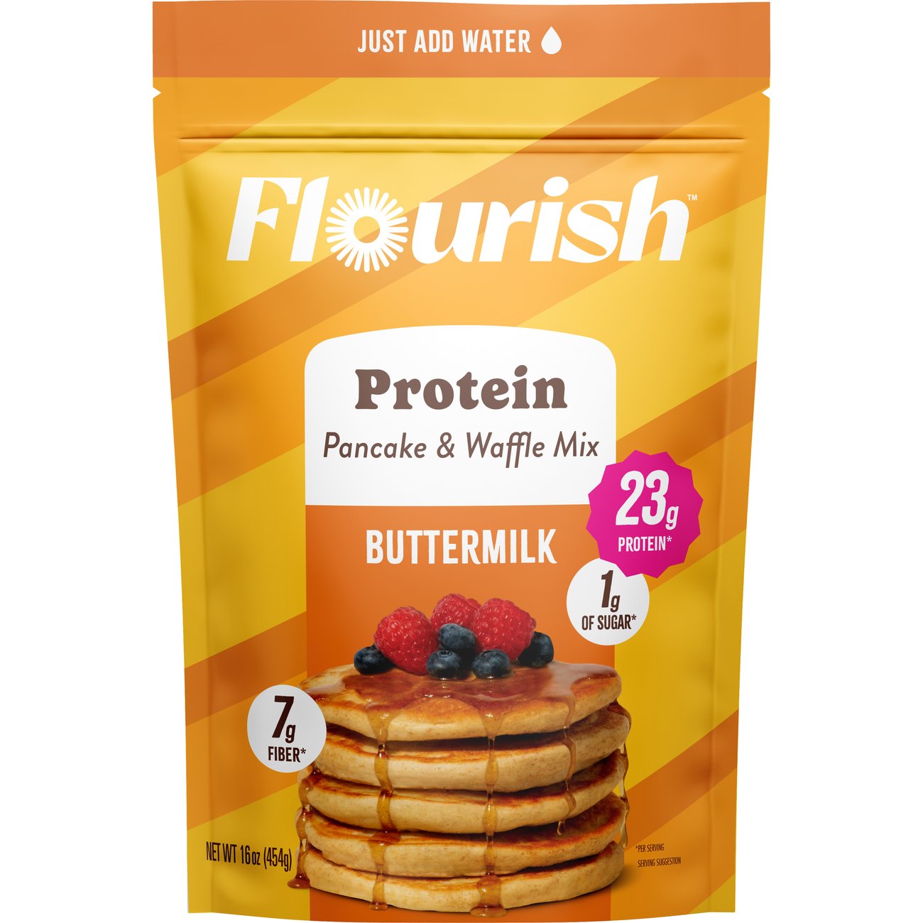 FLOURISH Buttermilk Protein Pancake Mix Shop Pancake mixes at HEB