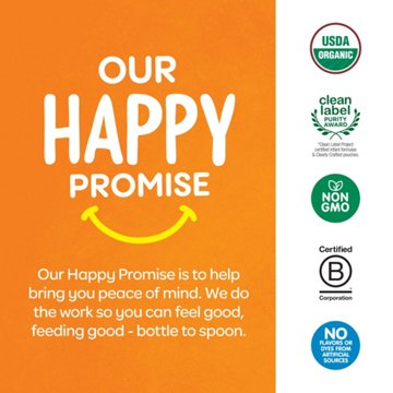 Happy Baby Organics Nutty Blends Stage 2 Pears & Cashew Butter Organic, 3 oz