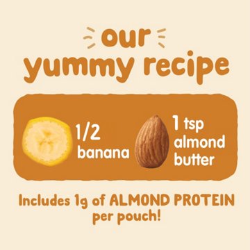 Happy Baby Organics Nutty Blends Stage 2 Bananas & Almond Butter, 3 oz