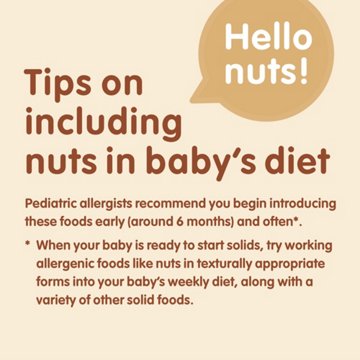 Happy Baby Organics Nutty Blends Stage 2 Bananas & Almond Butter, 3 oz