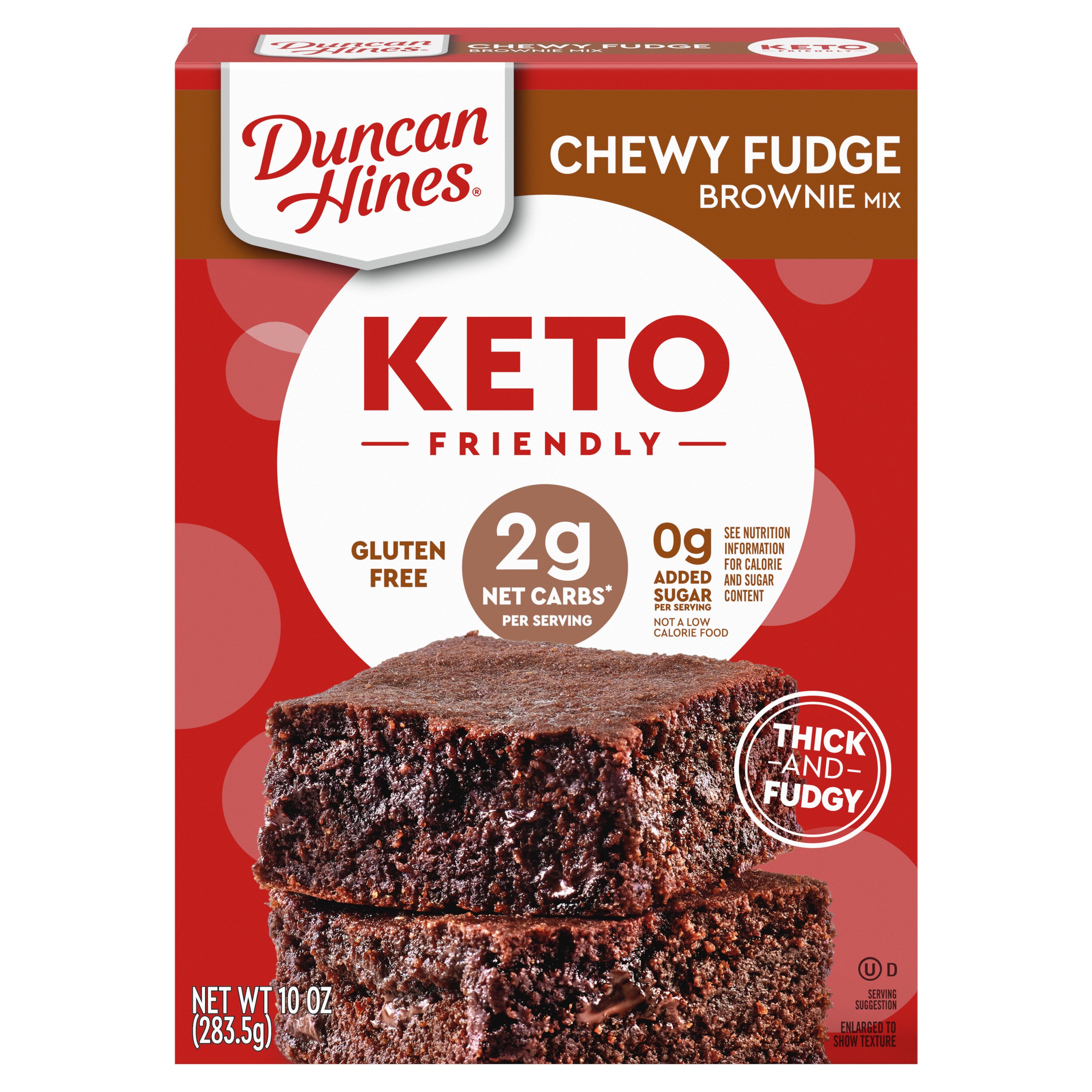 Duncan Hines Keto Chewy Fudge Brownie Mix Shop Baking Ingredients at