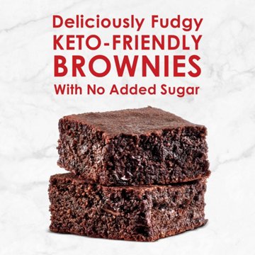 Duncan Hines Keto Friendly Gluten Free No Sugar Added Chewy Fudge Brownie Mix, 10 oz