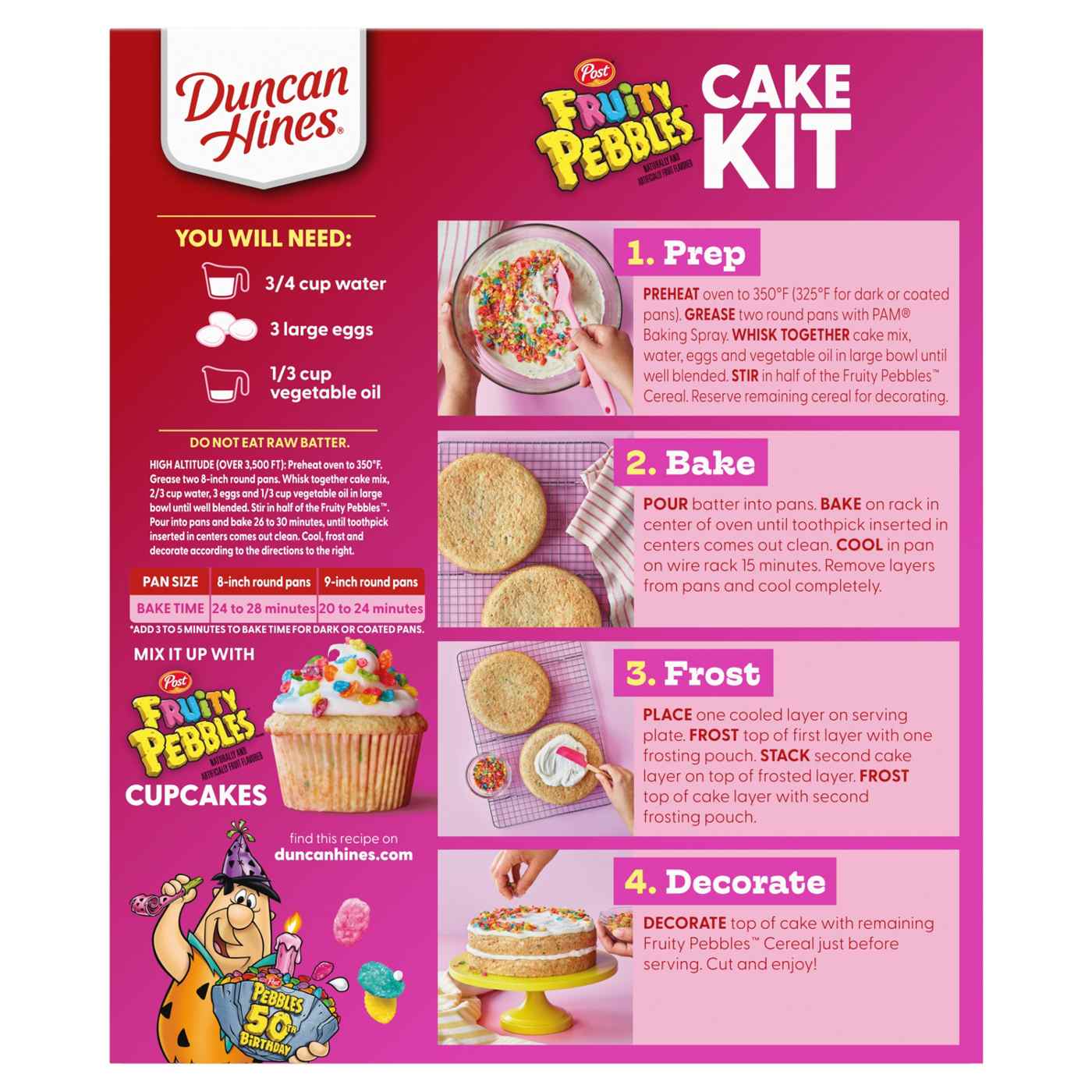 Duncan Hines EPIC Fruity Pebbles Cake Mix Kit; image 6 of 7